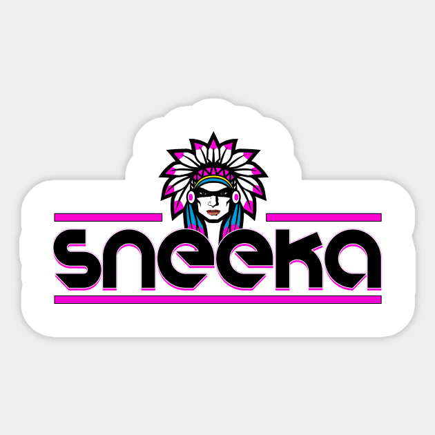 Sneeka Woman Sticker by Sneeka 